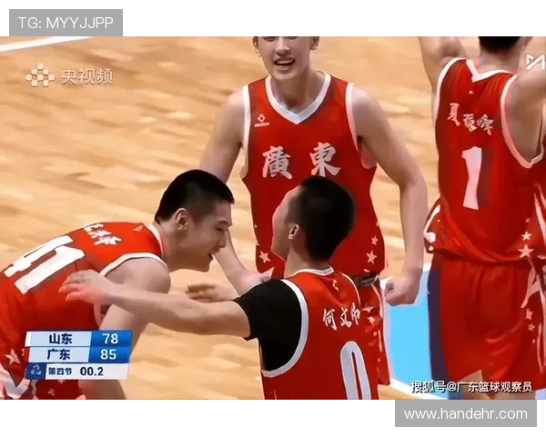 广东U18男子全运队勇夺冠军王洪泽张博源联手助力胜山东